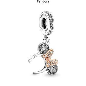 Pandora Disney Minnie Headband Dangle Charm